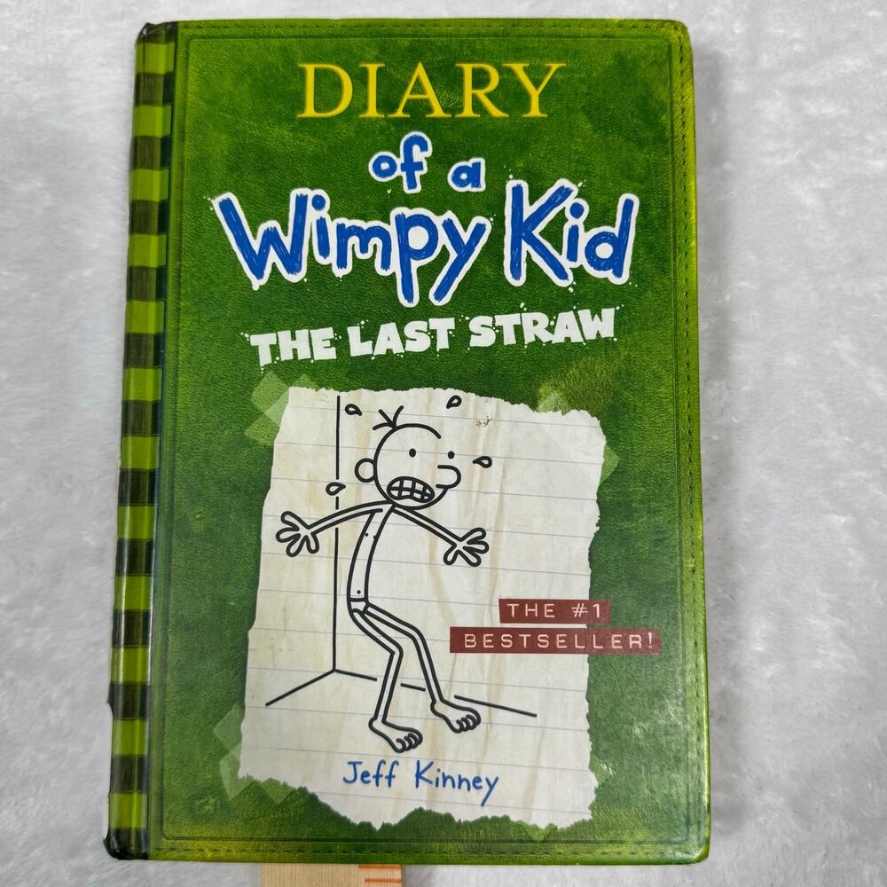 Diary Of a‎ Wimpy Kid The Last Straw Book Kids Hard Cover